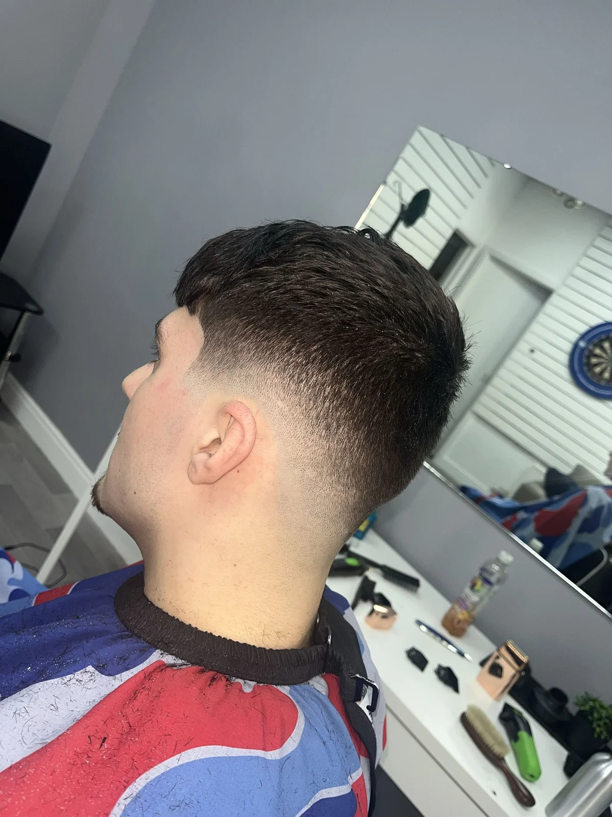 Precision skin fade